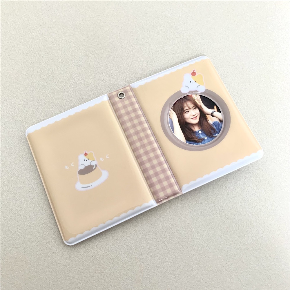 Album Foto Ins 3 Inch 40 Slot Idol PVC Pemegang Kartu Polaroid Album Photocard Kumpulkan Buku