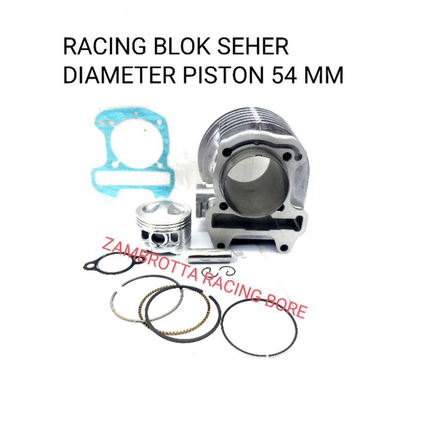 BLOK SEHER BORING BEAT KARBU SCOOPY KARBU DIAMETER PISTON 54 MM RACING PART