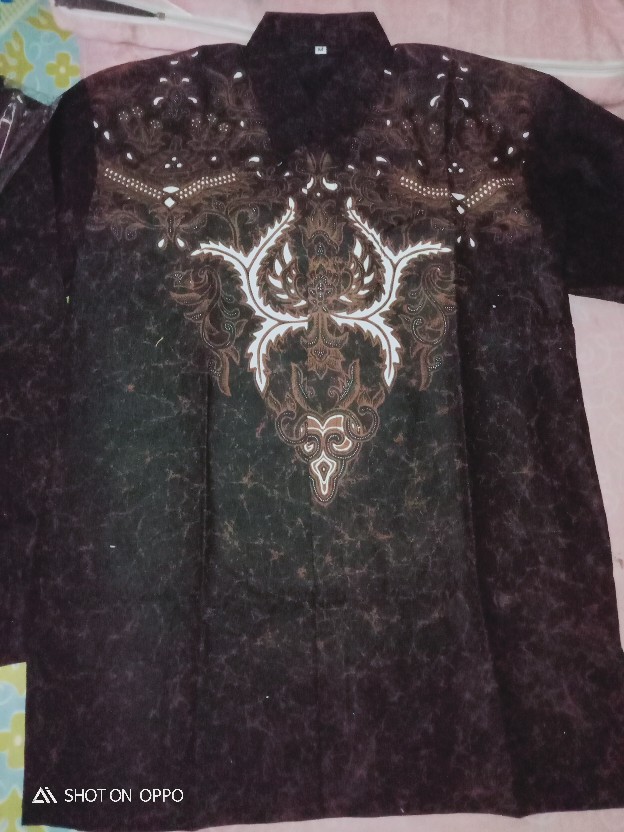 Kemeja Batik Pria Lengan Panjang Motif Andara Full Furing Katun Halus