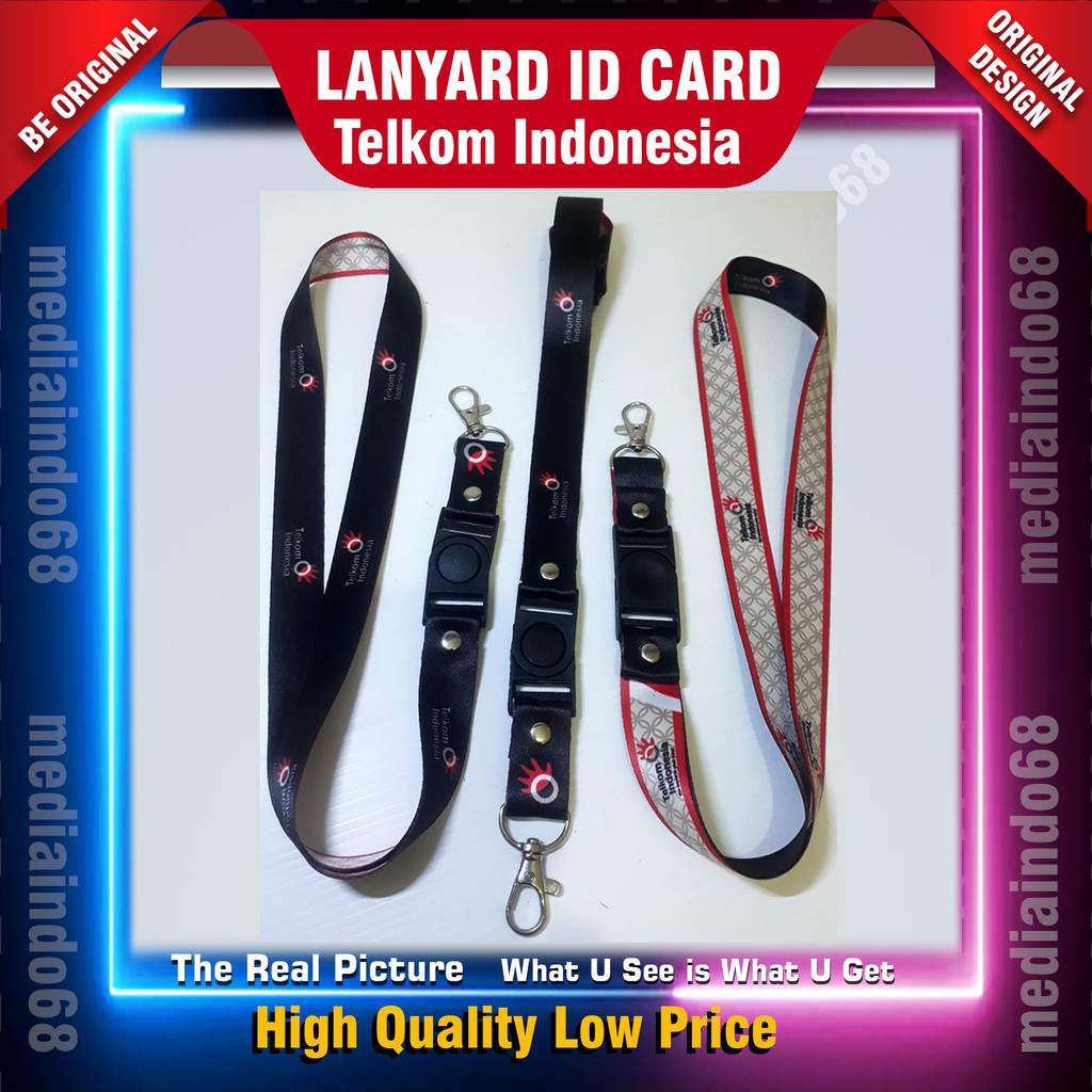 

Telkom Indonesia Lanyard, Strap ID, HP/Flashdisk Printing Digital (Paket Lengkap Exclusive)