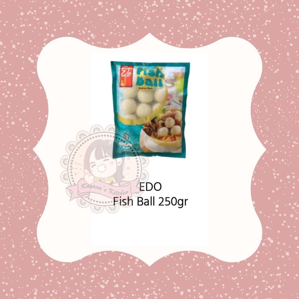 

EDO fish ball/bola ikan edo 250gr