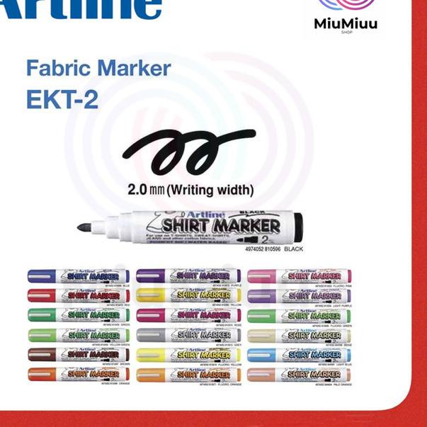 

New! SPIDOL KAOS BAJU KAIN SHIRT MARKER ARTLINE EKT 2 2.0 MM