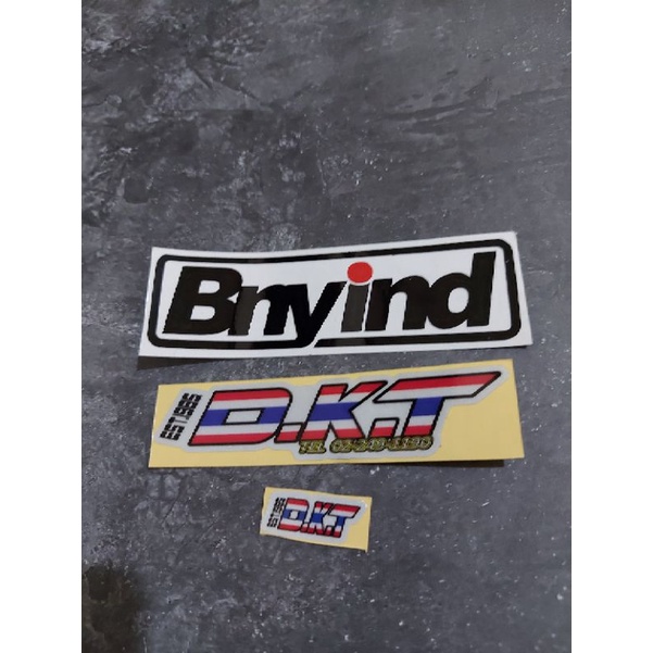 STICKER Stiker DKT BESAR DAN KECIL PRINCUT