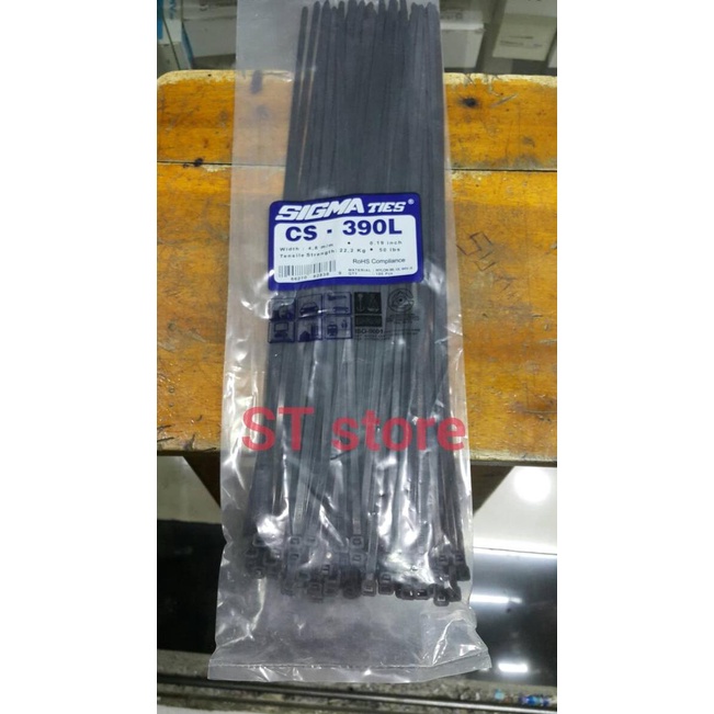 

☺ Kabel ties / Cable ties sigma 40cm hitam ✭