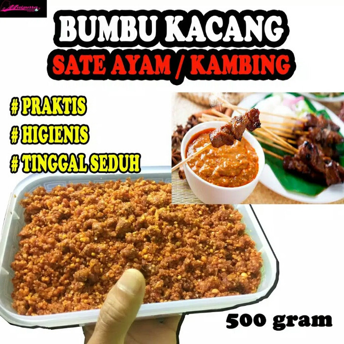 

Ready- Bumbu Sate Ayam / Kambing Bumbu Kacang Mang Osid Halal Lezat Nikmat