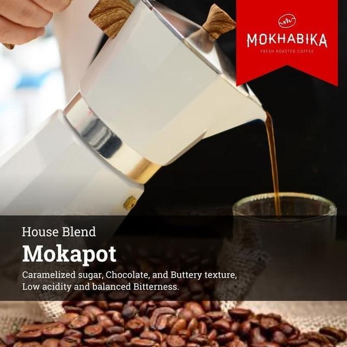 

Ready stock] Mokhabika Specialty Mokapot Coffee House Blend 200 Gr