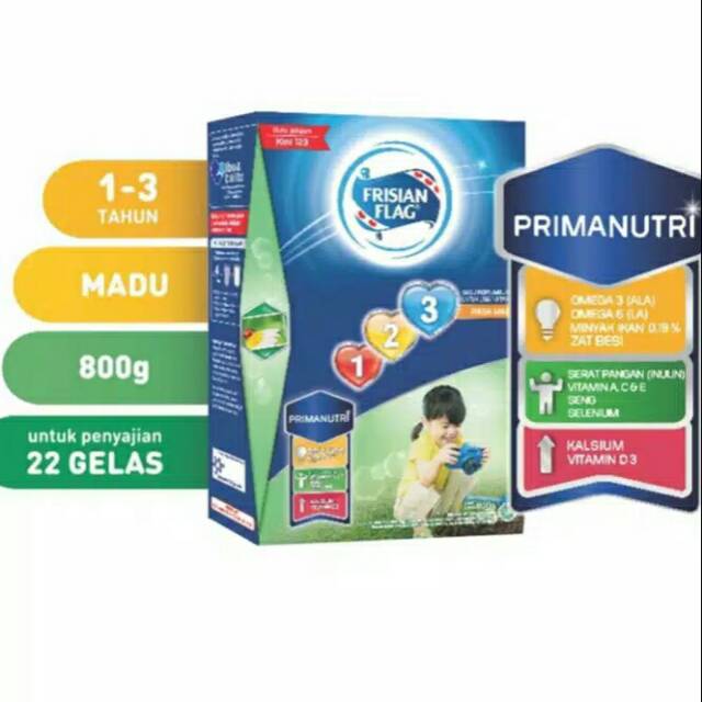 Susu frsian flag jelajah 123 800gr