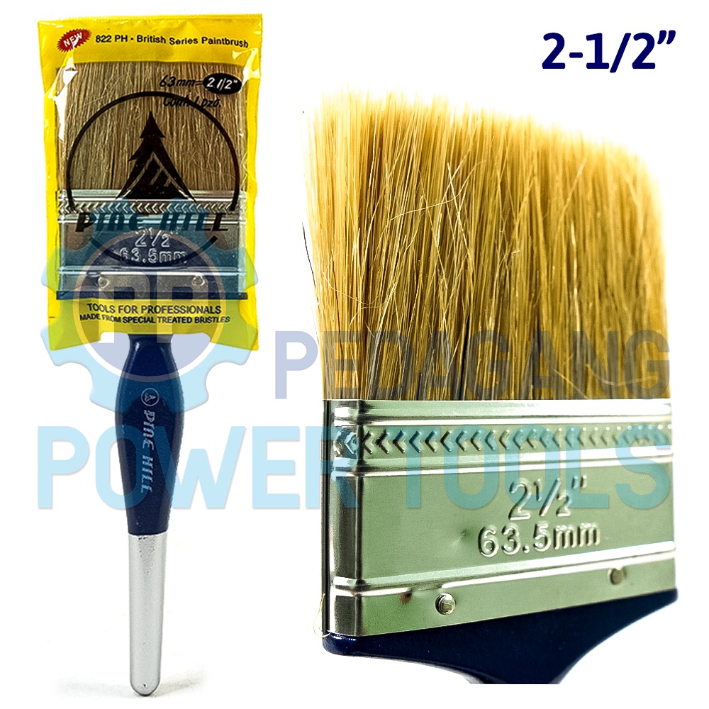 PH-822 KUAS CAT 2.5&quot; INCH GAGANG KAYU KOAS KWAS CAT TEMBOK PAINT BRUSH