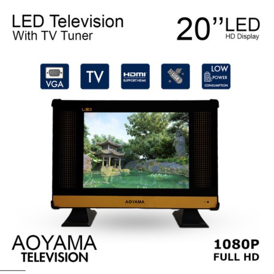 TV LED Aoyama 20 Inch DIGITAL atau NON DIGITAL