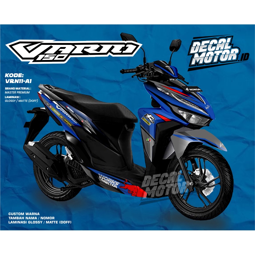 DECAL FULL BODY VARIO NEW 150 - STICKER VARIO NEW 150 - VRN