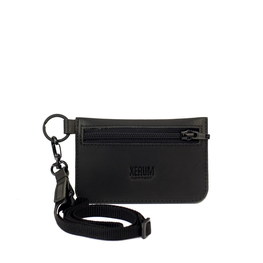 Xerum Dompet Gantung Leher Kulit / Leather Neck Wallet - Card holder/Pouch
