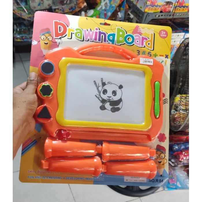 

KEMASAN BARU Mainan Papan Tulis Magnet Ada Kakinya Magnetic Drawing Board Mainan Edukasi