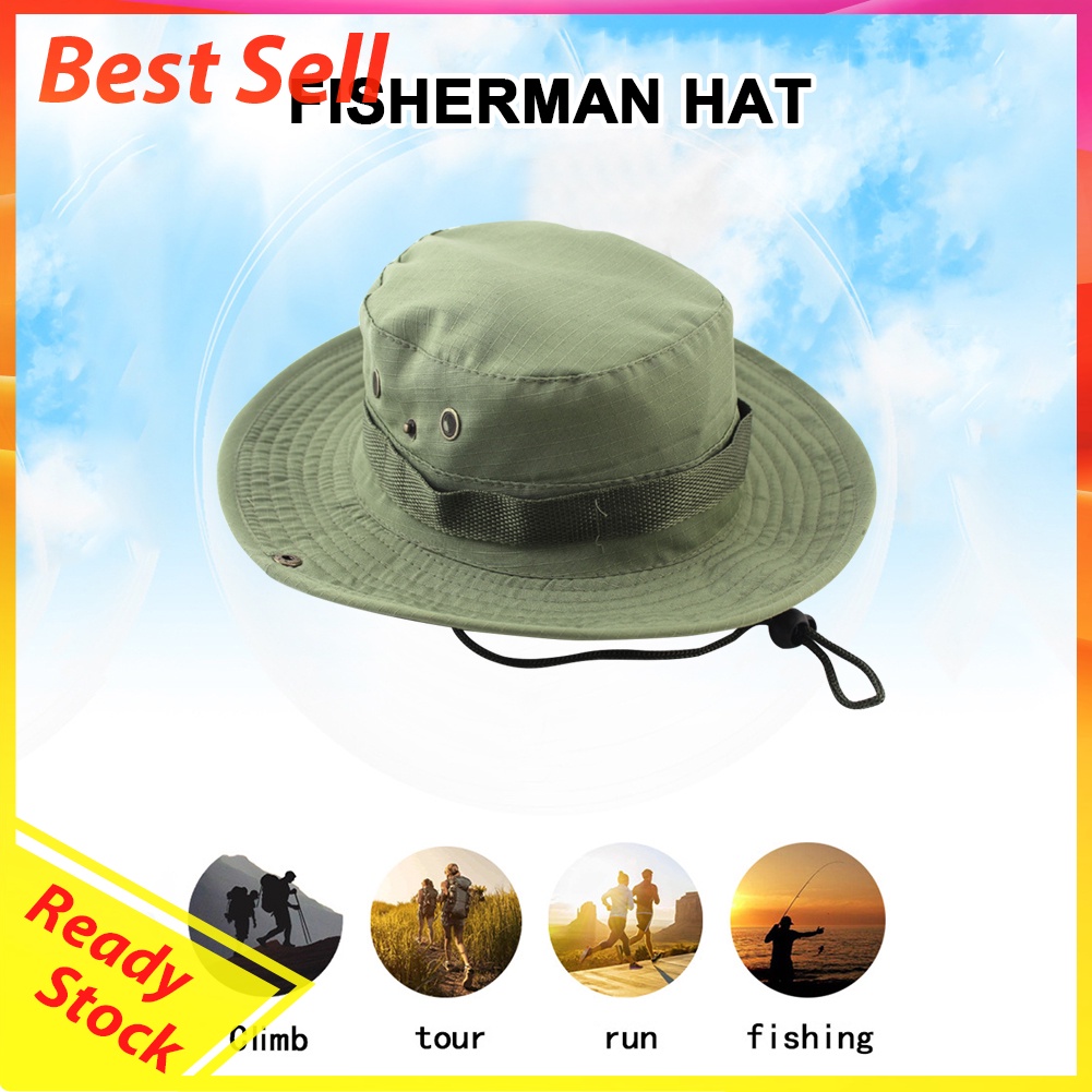 Round-Rimmed Outdoor Jungle Camping Benny Cap Fashion Casual Fisherman Hat