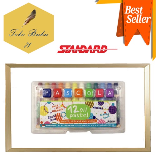 

CRAYON STANDARD / OIL PASTEL CRAYON PASCOLA 12 [12 WARNA]