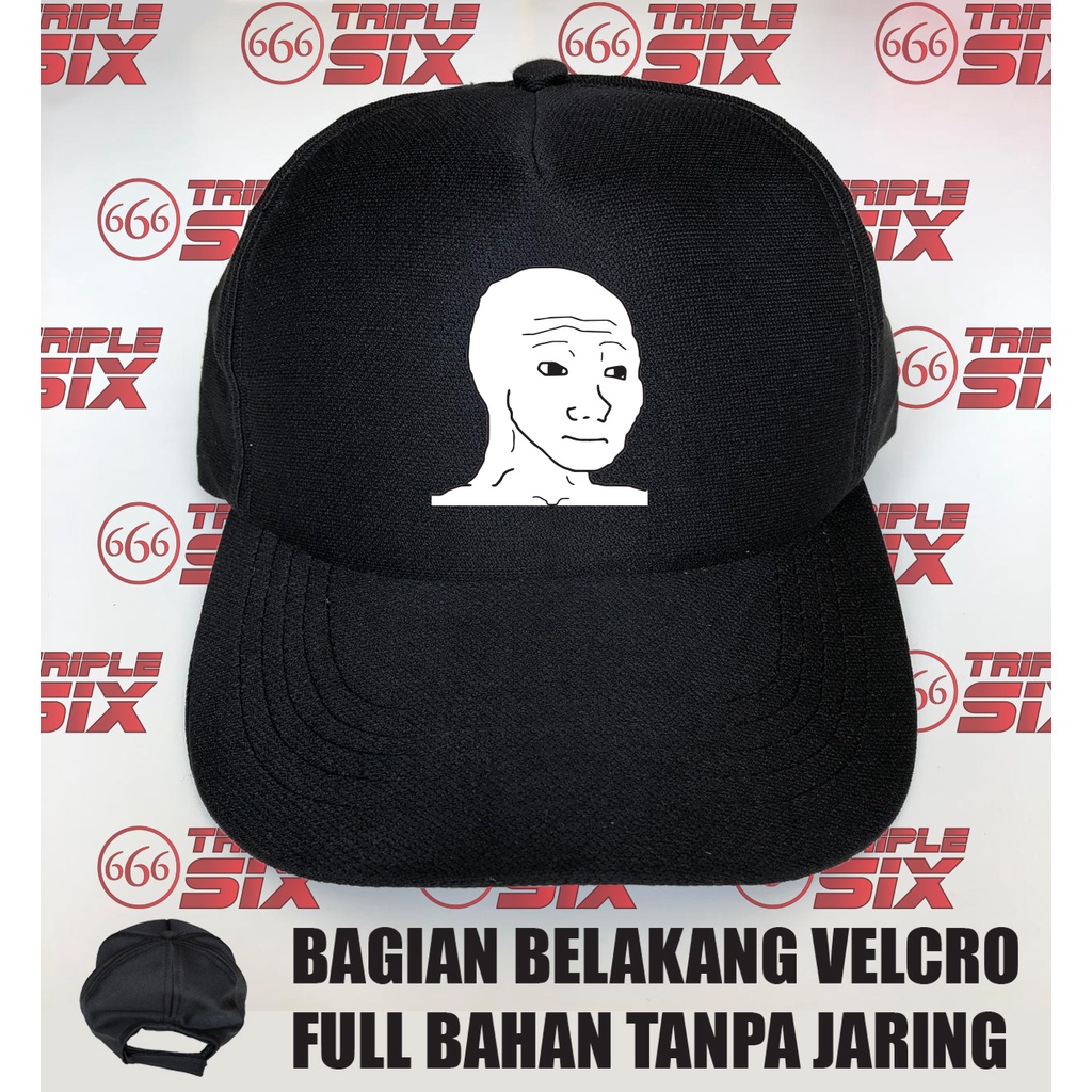 Topi Baseball Velcro Crypto meme Wojak