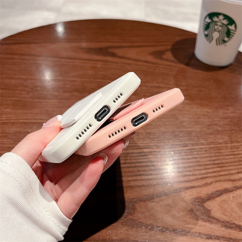 Soft Case Bahan Kulit Dengan Stand Magnetik Untuk iPhone 13 12 11 Pro X XS MAX XR SE2 7 8 Plus