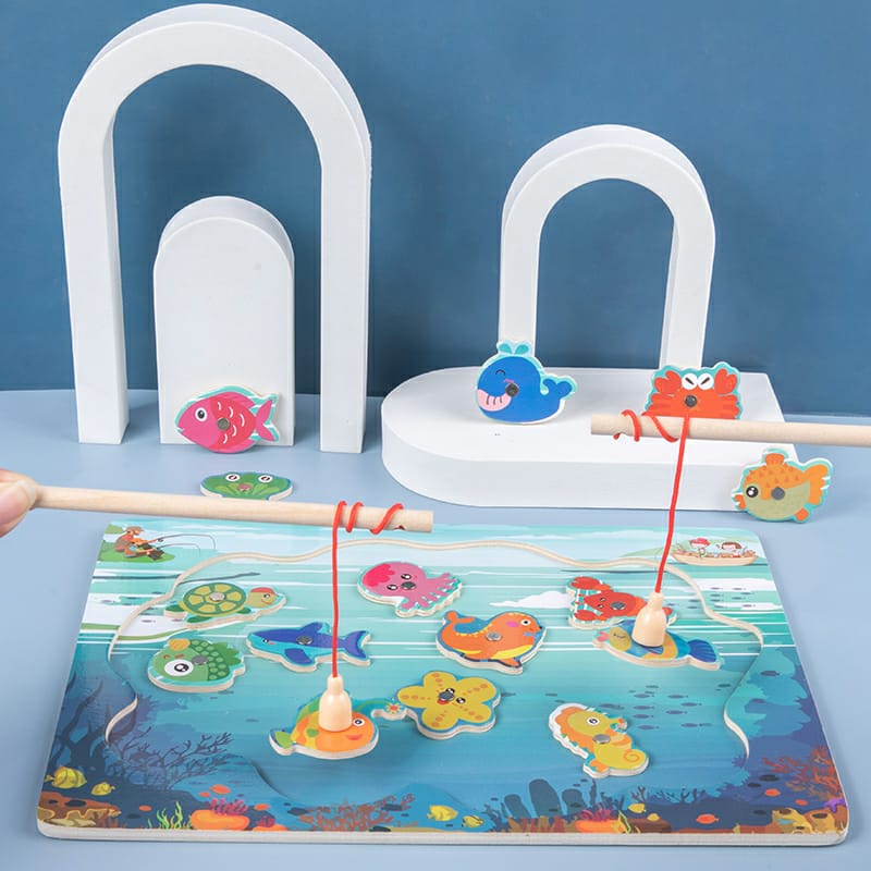 [JUALSEMUA18]Mainan Pancingan Ikan Dan Binatang Magnet / Mainan Pancing Anak / Magnetic Fishing Toys / Fishing Magnet