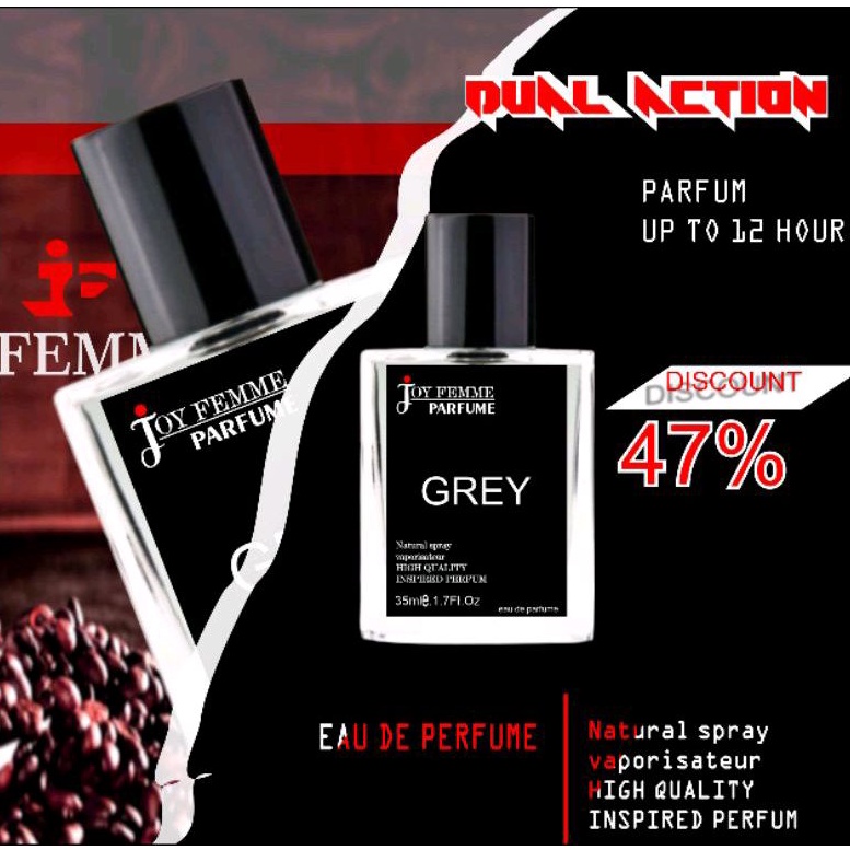 Parfum grey original by joyfemme -parfum untuk pria maskulin dan tahan lama parfum fak boy