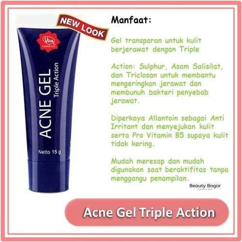 VIVA ACNE GEL TRIPLE ACTION - 15GR