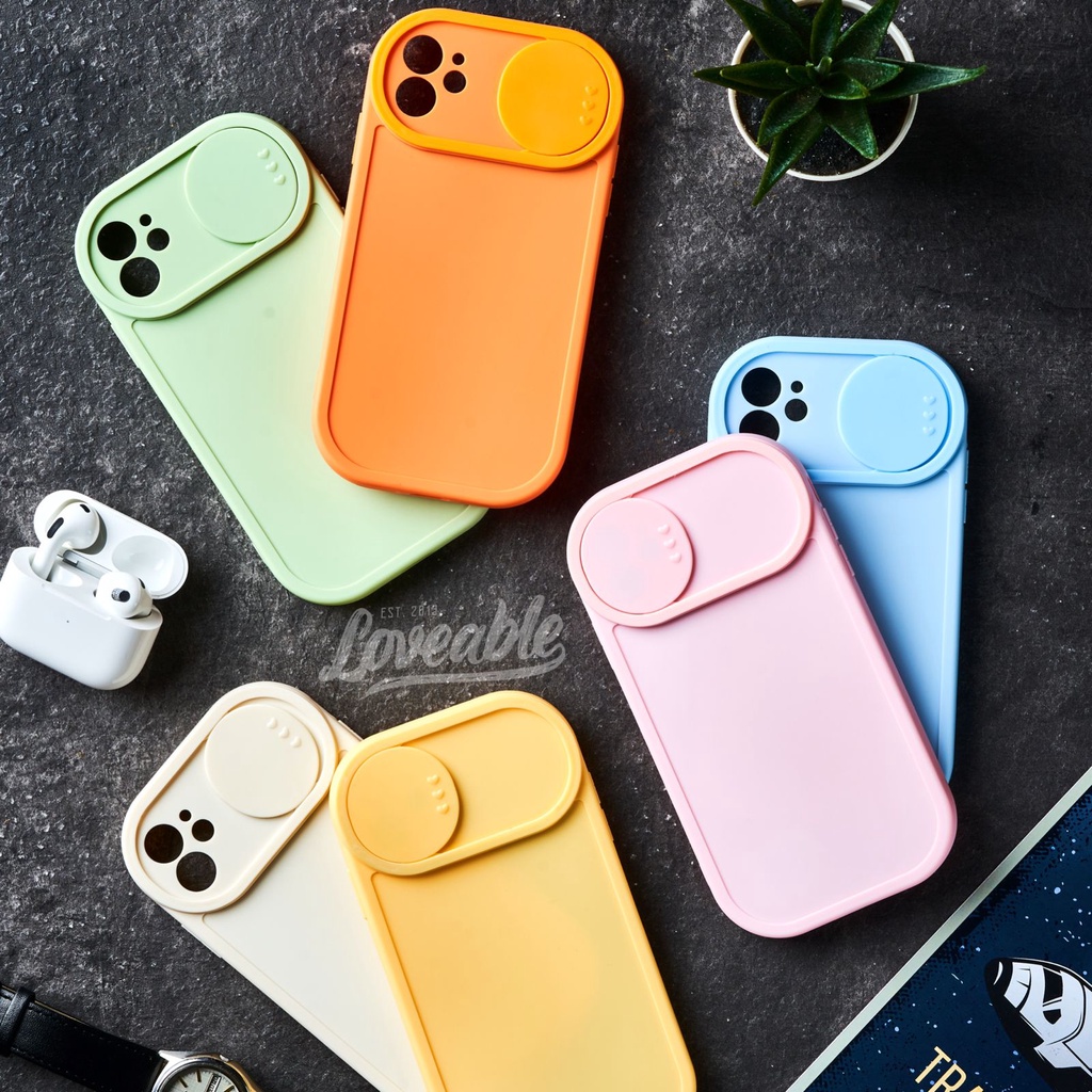 pastel camera sliding for x xr xs max 11 pro max