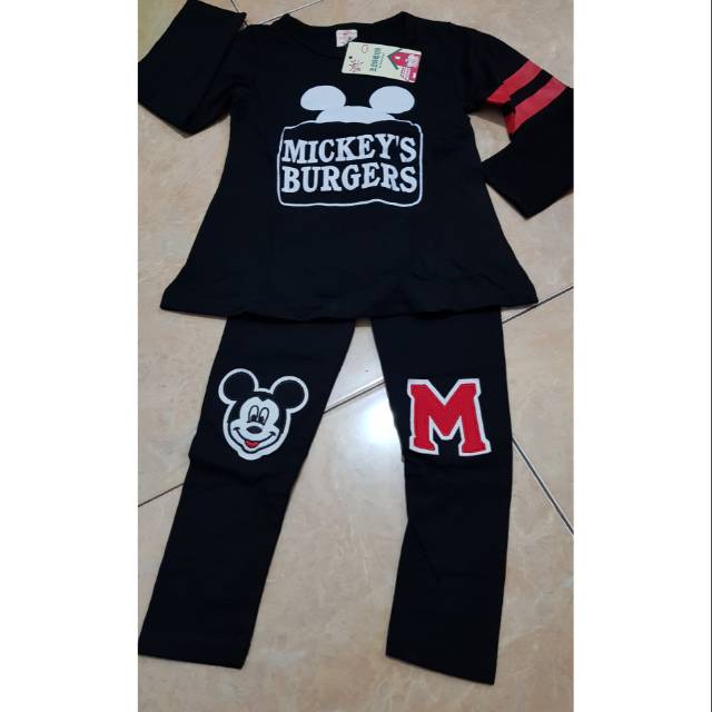 Setelan anak mickey impor