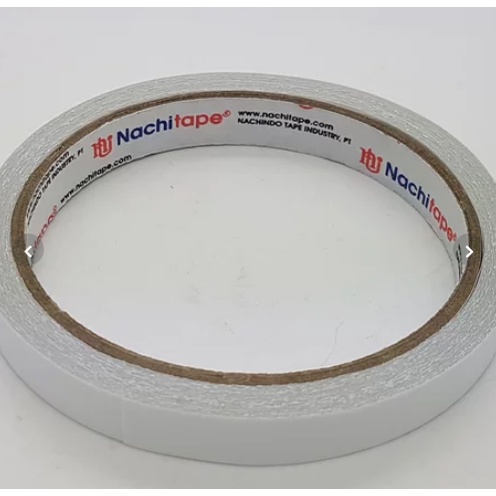 

Selotip Bolak balik NACHI Double Tape 12mm 10 yard Double Side Tape 100% ORIGINAL
