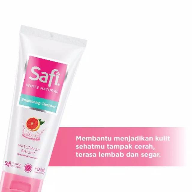 safi white natural cleanser grapefruit