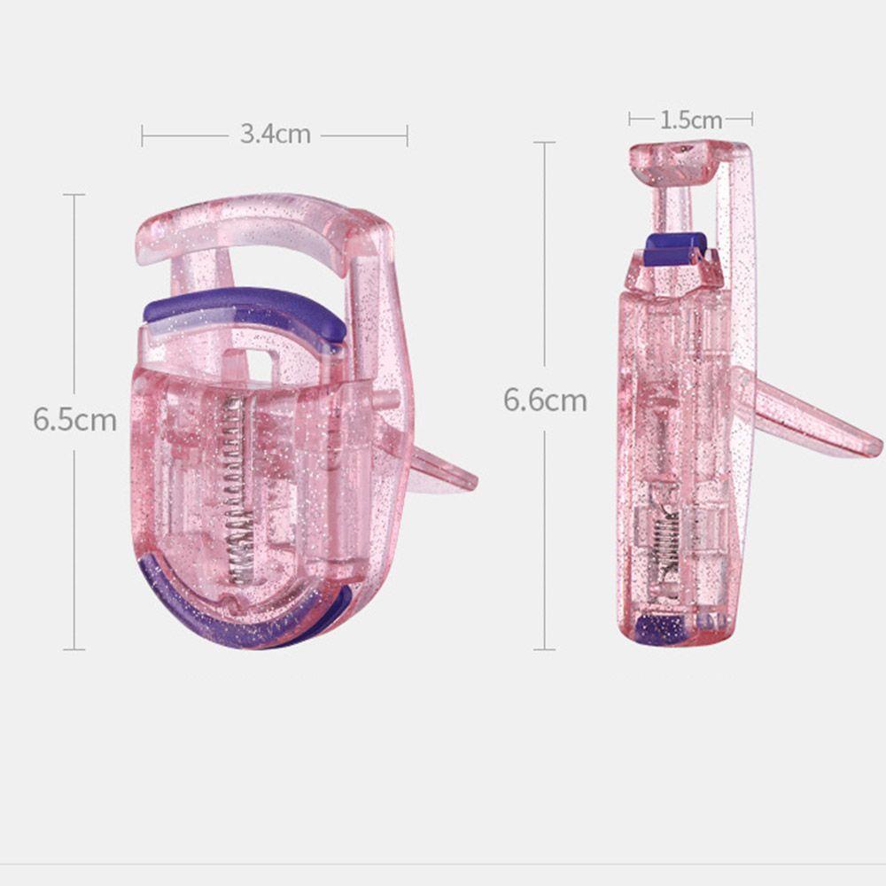 Penjepit Bulu Mata Glitter Agustina Profesional Alami Aksesoris Kosmetik Alat Makeup Halus Flash Wide-angle Mini Eyelash Clip