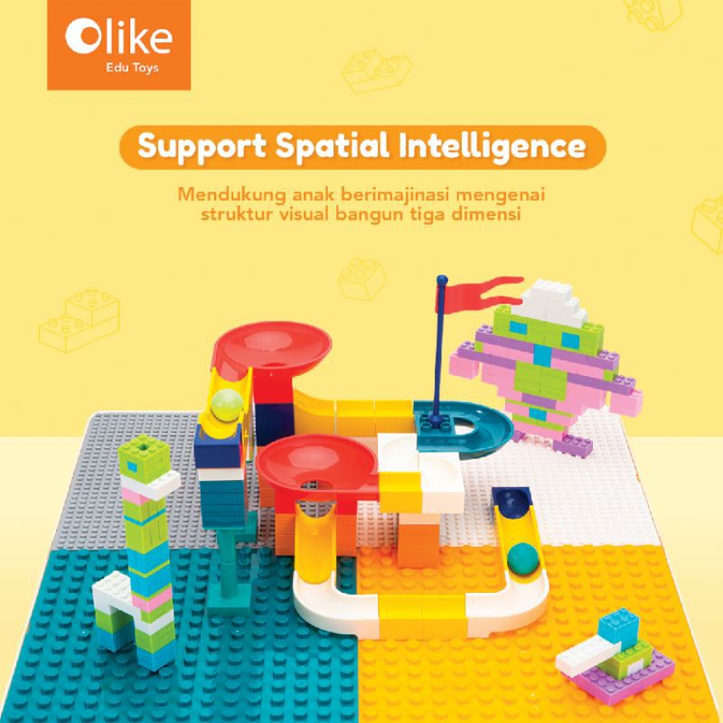 Olike Fun Brick Table / Garansi Resmi 6 Bulan