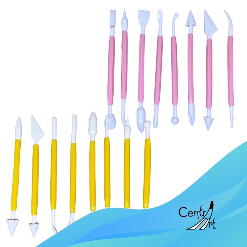 

Alat clay plastik clay sculpting tools modelling tools alat fondant clay 8 pcs