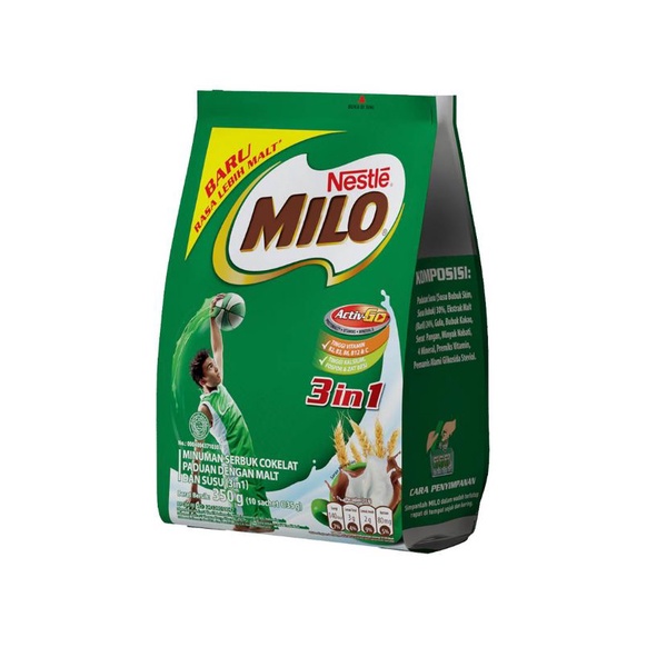 

Milo Healthy Drink Polybag Activ-Go 10X35g