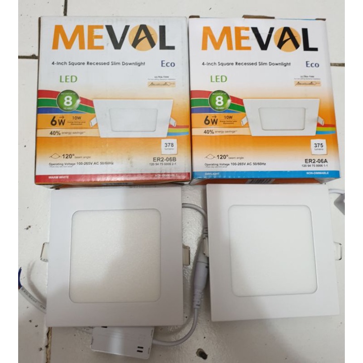 Meval Led Panel Eco IB 6w Kotak. downlight Inbow 6 Watt