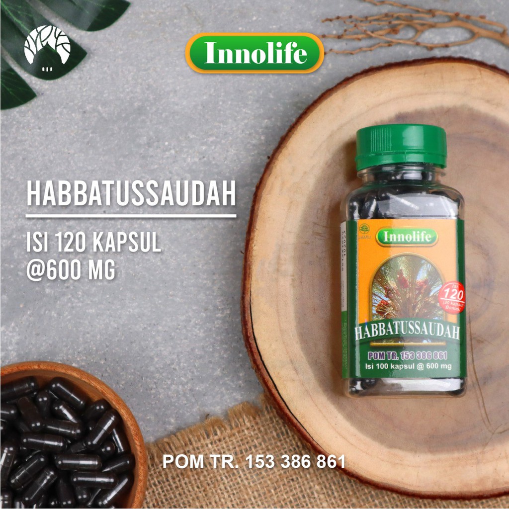 INNOLIFE Habbatussauda Kapsul Serbuk Innolife 100 Kapsul / Jinten Hitam