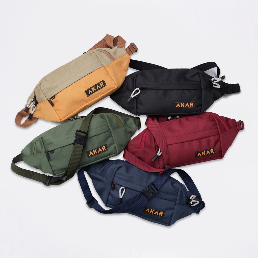 Tas Waistbag Pria Wanita Tas Selempang Waist Bag Casual Trendy Premium