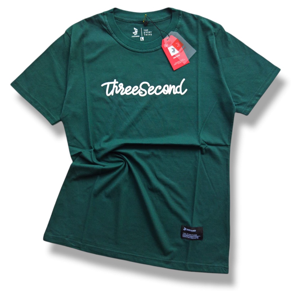 KAOS PENDEK CEWEK 3SECOND THREESECOND THREE SECOND 3SCO DISTRO WANITA FULL PRINT POPULER TERBARU COD