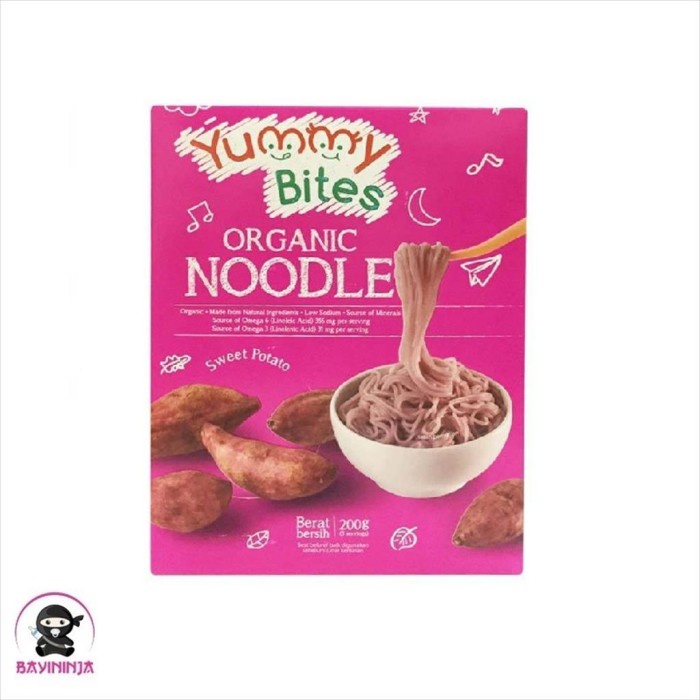 

YUMMY Bites Organic Noodle Sweet Potato 200 g T-Ninjabayi 01