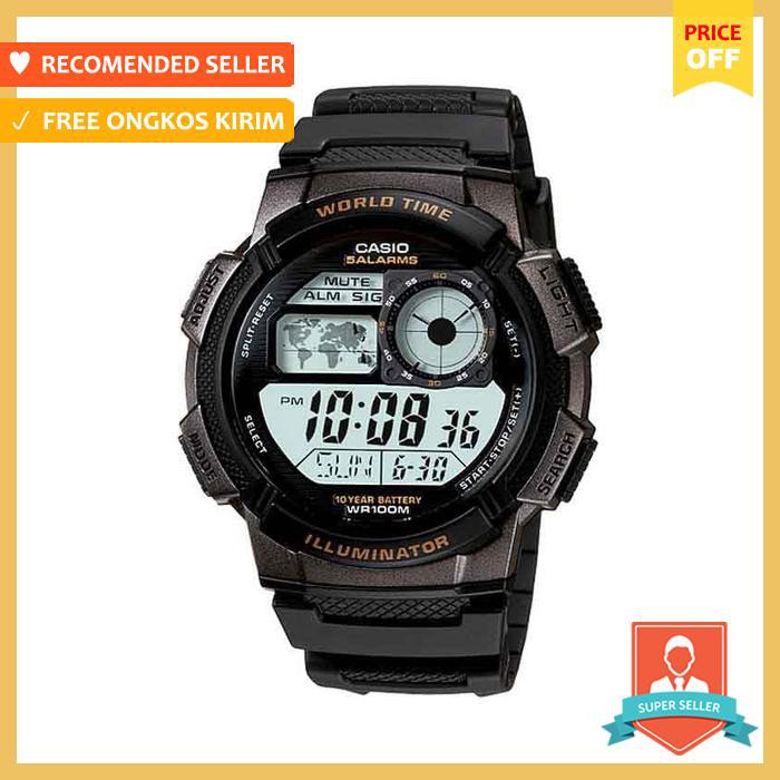 Casio Ae 1000W 1A Illuminator Original Garansi Resmi
