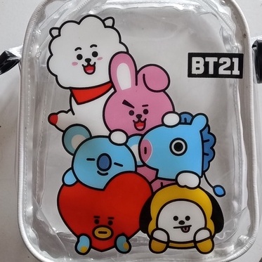 MIKA BENING SELEMPANG / TAS MIKA BENING BTS / TAS SELEMPANG MIKA BT21 / TAS KONSER TRANSPARAN