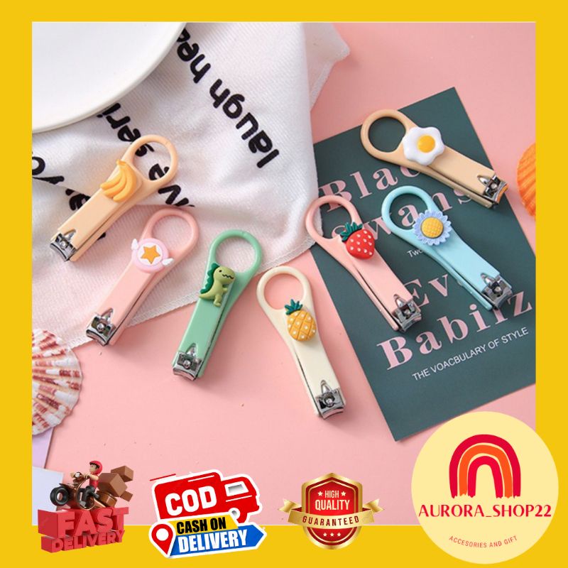 [COD] Gunting Kuku Karakter Lucu Import Gunting Kuku Mini Nail Clipper Cute