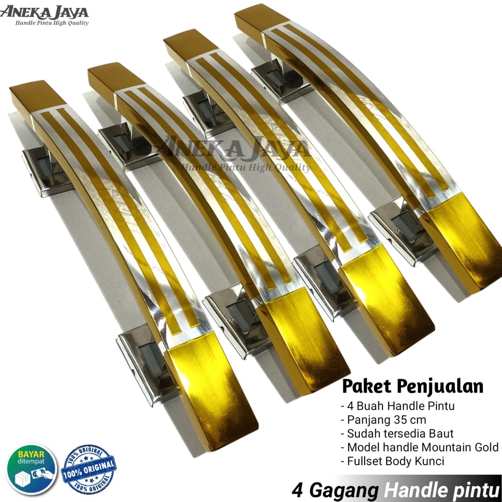 4 gagang pintu kupu tarung/ Handle Pintu rumah minimalis mewah terbaru / Tarikan Pegangan pintu