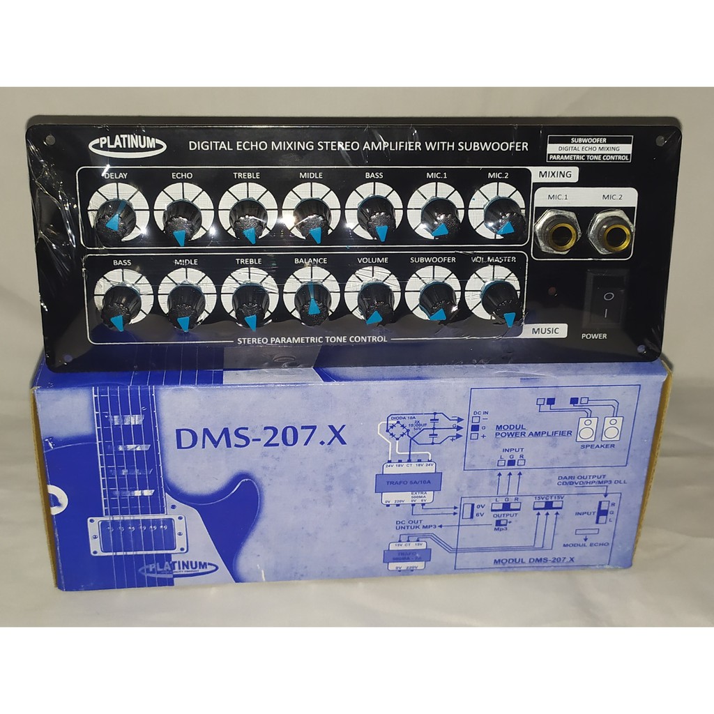 Kit Platinum Kit Tone Control Stereo Parametric DMS-207.X Type DMS-207.X-P3