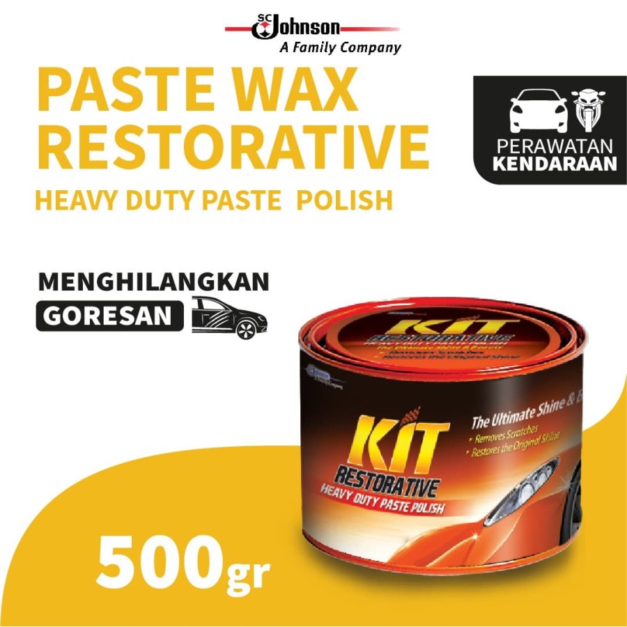 KIT RESTORATIVE 500 gr rubbing compound hapus baret cat kusam mobil