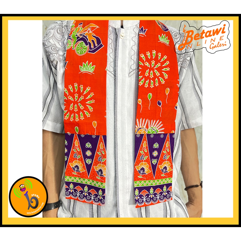 Cukin Syal atau Selempang Kain Batik Betawi-8
