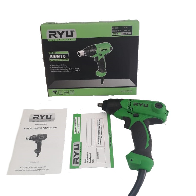 Ryu Mesin Buka Baut /  Electric Wrench 10mm REW10 / REW 10 RYU