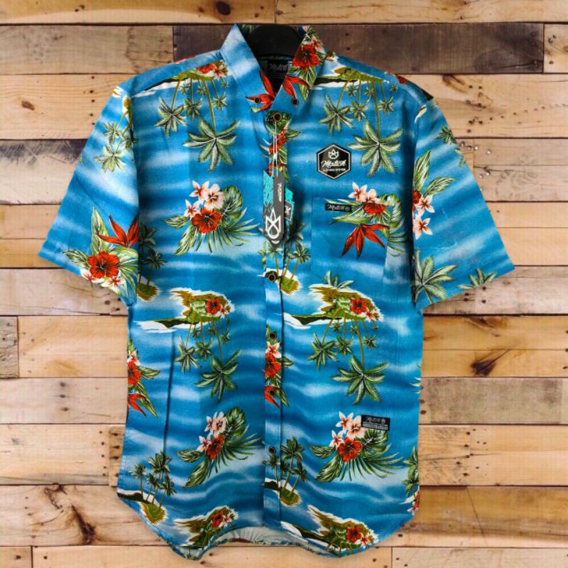 Matick Kemeja motif lengan pendek 3