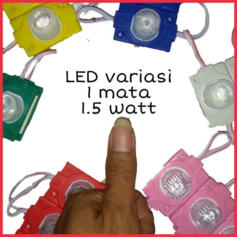 lampu Led 12v 1 mata besar   led kanal kolong variasi