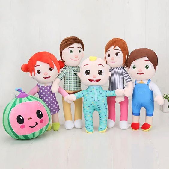 Mainan boneka karakter lucu/mainan anak terbaru  Baby Jojo Lucu Bahan Plush Lembut  Hadiah ulang tahun mainan anak perempuan anak