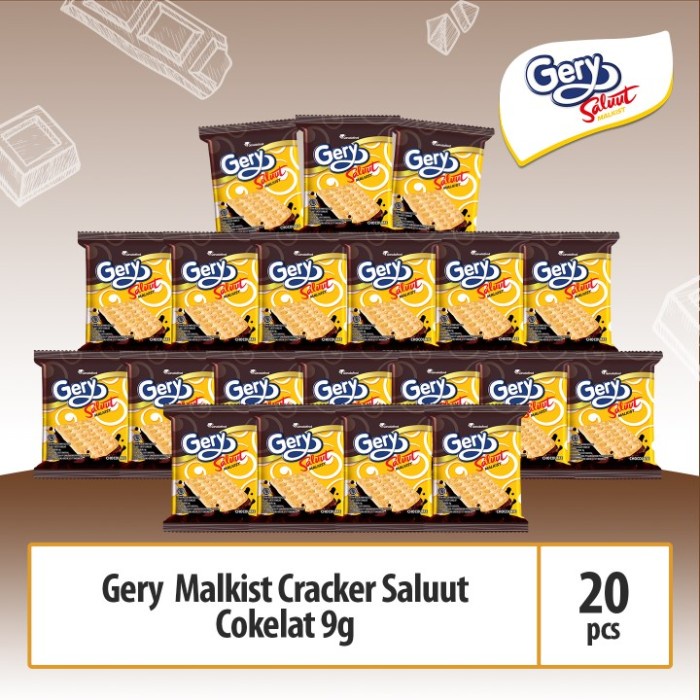 Jual Wafer Biskuit Gery Malkist Cracker Salut Coklat 9g By Garudafood Mals4 Pack Biskuit 6293