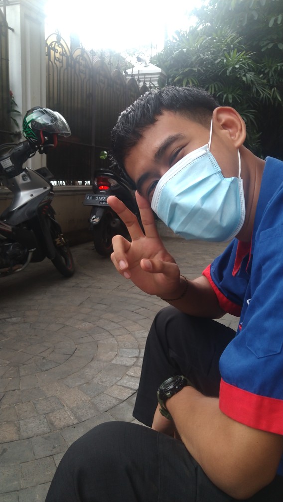 [gridline - Ls038 Grey & Navy] Kemeja Batik Pria Katun Lengan Panjang Slimfit Match Modern