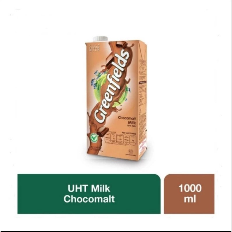 

Susu UHT Greenfields Chocomalt 1 Liter